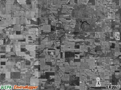 Christy township, Illinois satellite photo by USGS