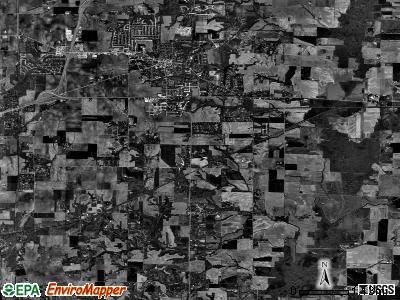 Jarvis township, Illinois satellite photo by USGS