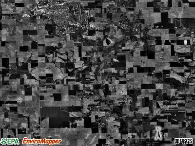 Helvetia township, Illinois satellite photo by USGS