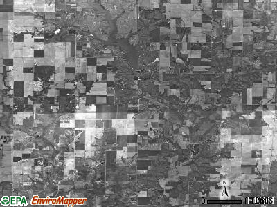 Omega township, Illinois satellite photo by USGS