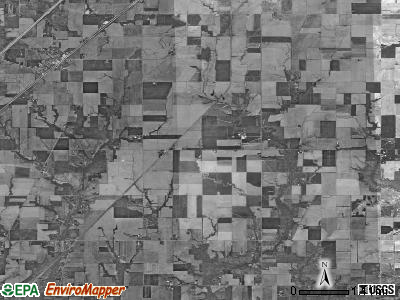 Alma township, Illinois satellite photo by USGS