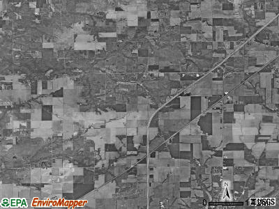Tonti township, Illinois satellite photo by USGS