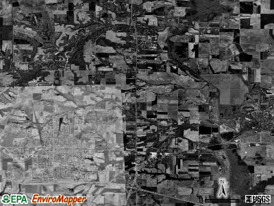 O'Fallon township, Illinois satellite photo by USGS