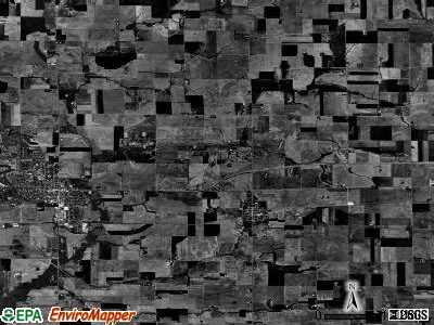 Lebanon township, Illinois satellite photo by USGS