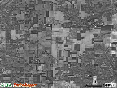 Stevenson township, Illinois satellite photo by USGS