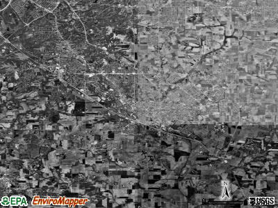 Belleville township, Illinois satellite photo by USGS
