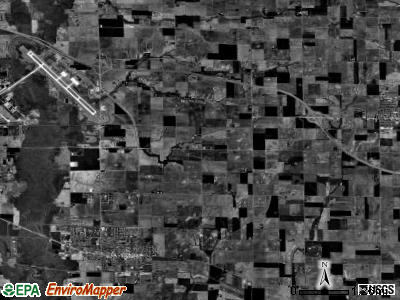 Mascoutah township, Illinois satellite photo by USGS