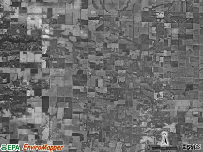 Indian Prairie township, Illinois satellite photo by USGS