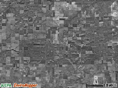Haines township, Illinois satellite photo by USGS