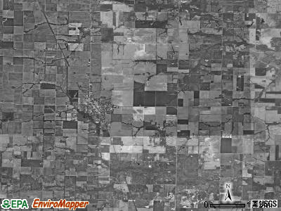 Bedford township, Illinois satellite photo by USGS