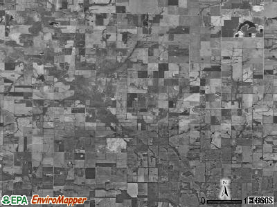 Elm River township, Illinois satellite photo by USGS