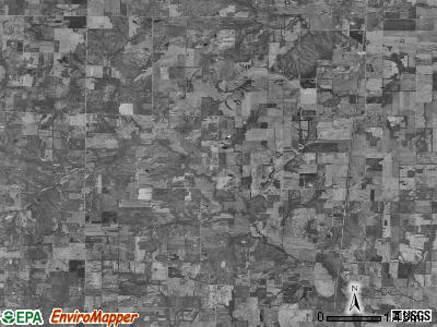 Farrington township, Illinois satellite photo by USGS