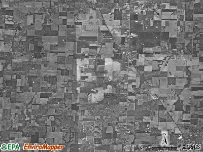 Lamard township, Illinois satellite photo by USGS