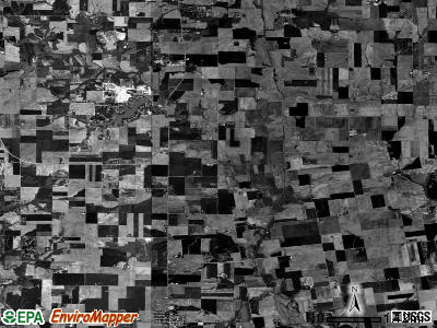 Prairie Du Long township, Illinois satellite photo by USGS