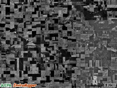 Johannisburg township, Illinois satellite photo by USGS