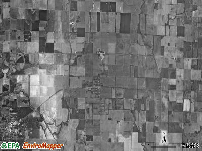 Arrington township, Illinois satellite photo by USGS