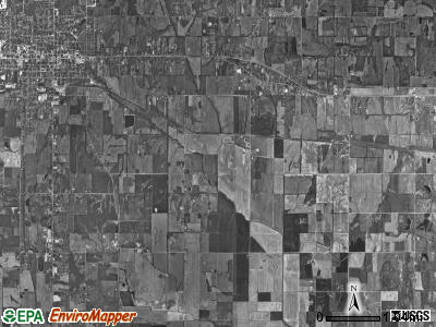 Grover township, Illinois satellite photo by USGS