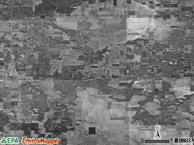 Leech township, Illinois satellite photo by USGS