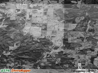 Sage township, Arkansas satellite photo by USGS