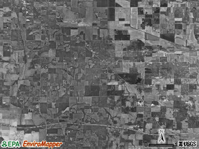 Barnhill township, Illinois satellite photo by USGS