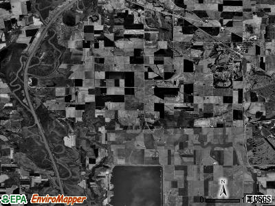 Lenzburg township, Illinois satellite photo by USGS