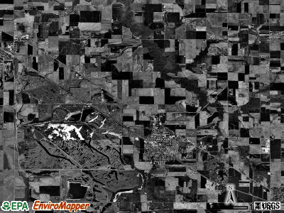 Marissa township, Illinois satellite photo by USGS