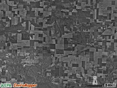 Oakdale township, Illinois satellite photo by USGS