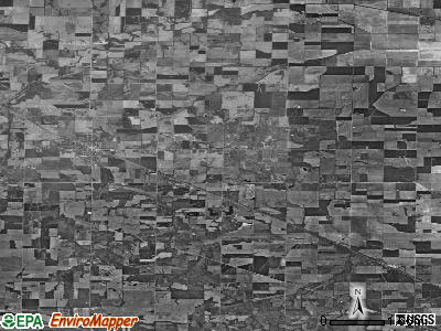Dahlgren township, Illinois satellite photo by USGS