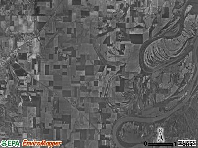 Hawthorne township, Illinois satellite photo by USGS