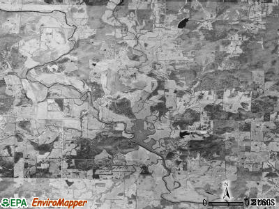 Jesup township, Arkansas satellite photo by USGS