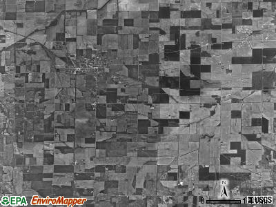 Enfield township, Illinois satellite photo by USGS