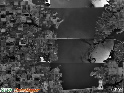 Barren township, Illinois satellite photo by USGS