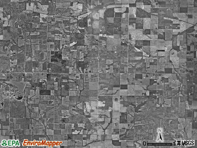Crook township, Illinois satellite photo by USGS