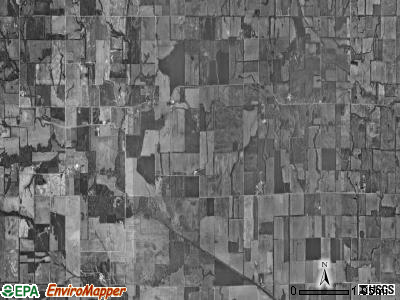 South Twigg township, Illinois satellite photo by USGS