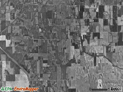 Omaha township, Illinois satellite photo by USGS
