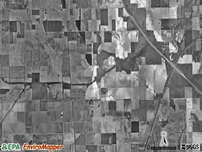 Rector township, Illinois satellite photo by USGS