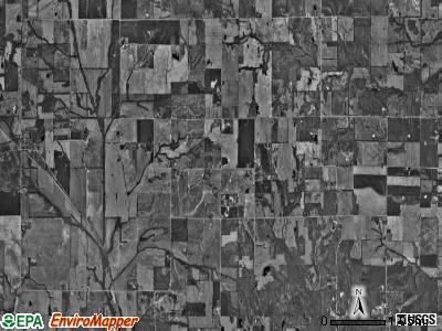 Tate township, Illinois satellite photo by USGS