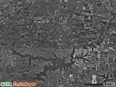 Levan township, Illinois satellite photo by USGS