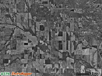 Galatia township, Illinois satellite photo by USGS