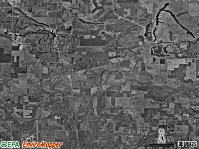 De Soto township, Illinois satellite photo by USGS