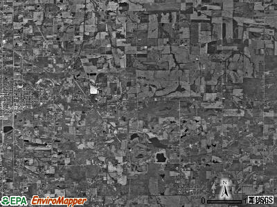 Lake Creek township, Illinois satellite photo by USGS