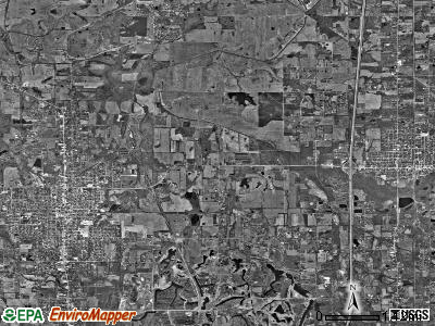Herrin township, Illinois satellite photo by USGS