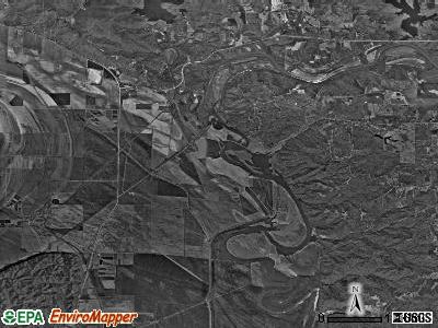 Sand Ridge township, Illinois satellite photo by USGS