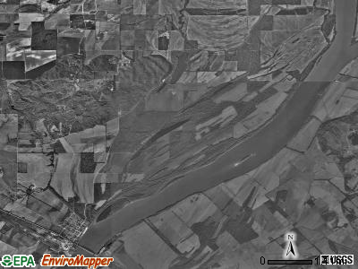 Shawnee township, Illinois satellite photo by USGS