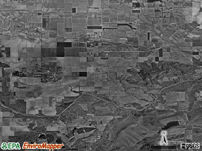 Cottage township, Illinois satellite photo by USGS