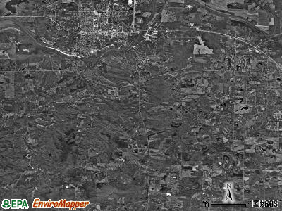 Murphysboro township, Illinois satellite photo by USGS