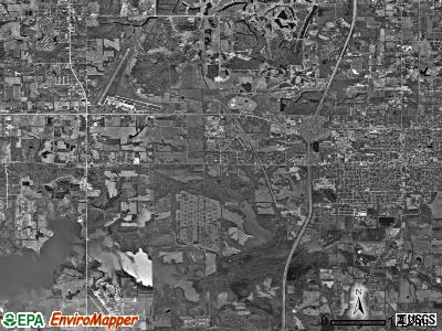 West Marion township, Illinois satellite photo by USGS