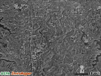 Makanda township, Illinois satellite photo by USGS