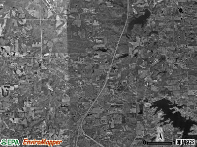 Southern township, Illinois satellite photo by USGS