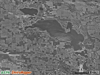 Turkey Creek township, Indiana satellite photo by USGS